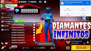 🔥APK MOD DIAMANTES INFINITOS NO FREE FIRE ATUALIZADO EM 2024 [upl. by Louls]