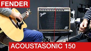 Fender Acoustasonic 2channel Acoustic Amp 🎸 Sound TEST [upl. by Erdeid]