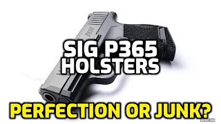 5 Holsters for the Sig Sauer P365 [upl. by Divaj]