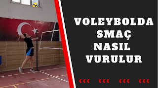 VOLEYBOLDA SMAÇ NASIL VURULUR [upl. by Esialb]