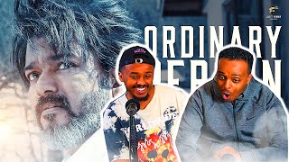 LEO  Ordinary Person Lyric  REACTION  Thalapathy Vijay  Anirudh Ravichander [upl. by Sabas]