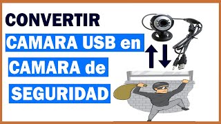 NO TIRES tu CAMARA WEB USB  CCTV Cámara de Seguridad [upl. by Anej]