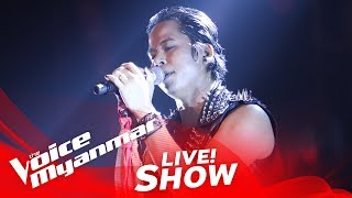 Pyae Say Maung quotZombiequot  Live Show  The Voice Myanmar 2018 [upl. by Saalocin681]