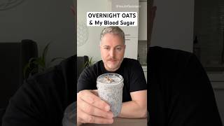 High protein amp fiber overnight oats How does it affect my glucose levels glucose bloodsugar [upl. by Dviad760]