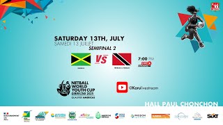 JAMAICA vs TRINIDAD  NETBALL WORLD YOUTH CUP GIBRALTAR 2025 [upl. by Nairrod131]