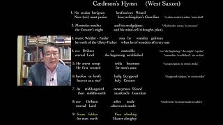 80 Understanding Old English Poetry Caedmons Hymn  PART 1 [upl. by Angus]