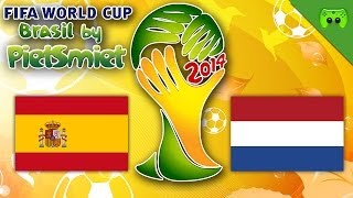 FIFA WM ORAKEL 2014 Vorrunde  Spanien vs Niederlande «» Lets Play FIFA 14 WM [upl. by Rosinski]