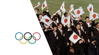 Tokyo 1964 Olympic Games  Olympic Flame amp Opening Ceremony [upl. by Caplan]