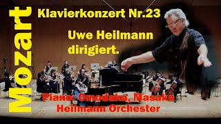 Mozart Piano Concerto no 23 in A major German Tenor Uwe Heilmann conducted [upl. by Ulla877]