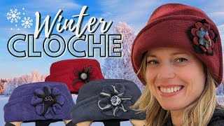 Hat School  Our bestselling Winter Cloche Fleece Hat Tutorial and Pattern [upl. by Enimassej]