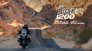 Epic Touring with the New Tiger 1200 GT Explorer and Rally Explorer [upl. by Ahseele78]