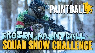 Frozen Paintball  Squad Snow Challenge [upl. by Zeiler]