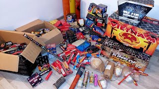 MEGA COLECTIE PETARDE SI ARTIFICII SPECIALA 70K ABONATI 20232024  Unboxing Firecrackers Fireworks [upl. by Sug729]