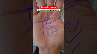 Mystic cross astrology palmistry vastu palmreading horoscope indianpalmistry fortunetelling [upl. by Nichole528]