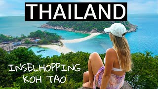 KOH TAO  THAILAND Insel Hopping Urlaub Reise Thailand schnorchel paradies Backpacking in 4K Tauchen [upl. by Sinned53]