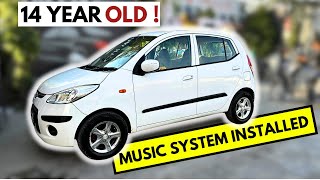 कौन कहेगा इसको ये पुरानी है😱2010 Model Hyundai i10 Music System Modification in 2024😍 [upl. by Ydnagrub]