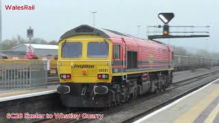 WESTBURY 6x59s On Freight services 5th November 2024 [upl. by Darcia466]