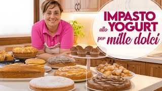 IMPASTO ALLO YOGURT PER MILLE DOLCI  Tante Ricette e Idee per Torte Muffin Pancakes e Frittelle [upl. by Yenittirb368]