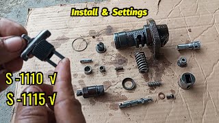 Uninstall amp Install Plunger Diesel Engine S 1110 S1115 Settings [upl. by Adnirolc971]