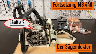 Teil 2 MS 440 lässt sich nicht einstellen sägendoktor stihl motorsäge haselünne kettensäge [upl. by Marlane198]