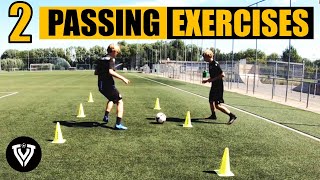 2 Passing Exercises  Football Training  Thomas Vlaminck [upl. by Smallman]