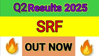 SRF Q2 results 2025  SRF results today  SRF Share News  SRF Share latest news  FolioFN [upl. by Moria]