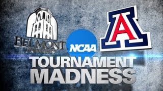 Arizona Basketball Tournament Report Inside Belmont PreGame [upl. by Dlareg]