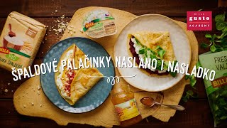 Špaldové palačinky naslano i nasladko klasický recept v moderním pojetí [upl. by Chak21]