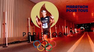 MARATHON POUR TOUS ✦ JEUX OLYMPIQUES 2024 ✦ PARIS JO 2024 ✦Explo INSIDE ✦ 4K [upl. by Aelram]