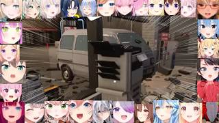 Hololive Girls Reaction To Car Crashing Their Store I Am PartTime Worker [upl. by Mazurek670]