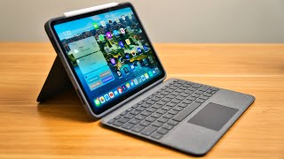 iPad Pro Logitech Folio Touch Review  A 160 STEAL [upl. by Nahtal139]