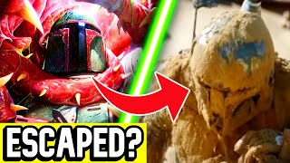 How Did Boba Fett Escape The Sarlacc Pit shorts [upl. by Yror]