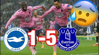 TERRIBLE FOR BRIGHTON  Brighton 15 Everton  Matchday Vlog [upl. by Ynohtnakram]