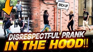 DISRESPECTFUL PRANK IN HOOD😳‼️ MUST WATCH [upl. by Dewayne746]