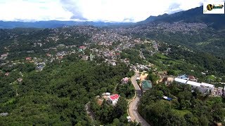 KOHIMA CITY  THE CAPITAL OF NAGALAND  Aerial View [upl. by Nivlac752]