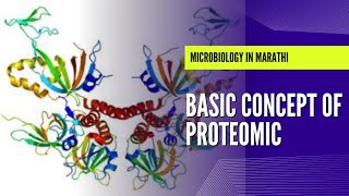 Basic Concepts of Proteomic  Molecular Biology  MicroBiology in Marathi [upl. by Wassyngton]