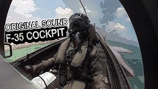 Exclusive F35 Cockpit Camera  GoPro F35 Lightening II  Cockpit View [upl. by Amalita599]