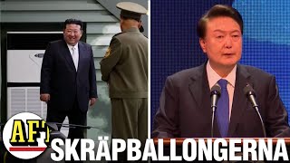 Sydkoreas nya hot mot Kim Jong Uns bajsballonger quotAvskyvärtquot [upl. by Ahsikyw]