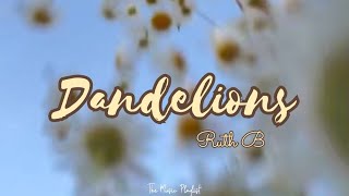 Dandelions Lyrics Ruth B The Music Playlist [upl. by Ronoc167]