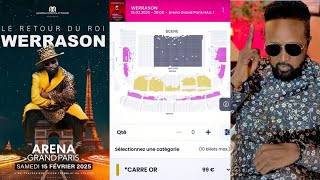 🚨WERRSON🔥BRAVO BIENTÔT SOLDE DE BILLETS VITESSE MAKASI REGARDEZ BIEN ÉVOLUTION ARENA GRAND PARIS [upl. by Murdock]