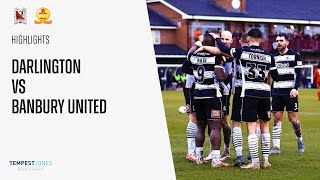 Darlington 31 Banbury United  National League North  202324 [upl. by Goff]