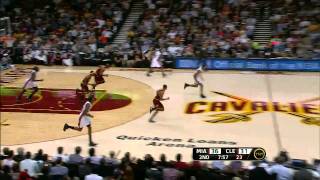 Dwyane Wade dunk on Varejao again and Moon 12210 HD [upl. by Anitnoc]