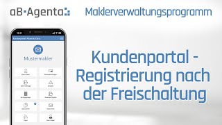 Kundenportal  Registrierung nach der Freischaltung [upl. by Ahsurej475]