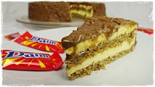 leckere DAIMTORTE wie von IKEA  Almondy  schwedische Mandeltorte mit Schokolade und Daim [upl. by Neltiak958]