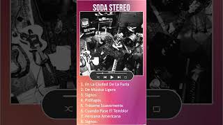 Soda Stereo MIX Grandes Exitos  En La Ciudad De La Furia shorts [upl. by Colby357]