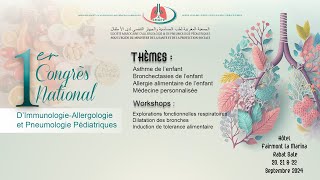 1er Journée Nationale D’ImmunologieAllergologie et Pneumologie Pédiatriques [upl. by Imelida]