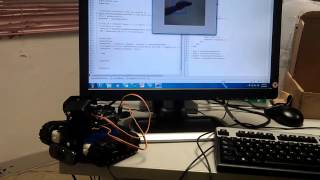 Controlling Servo Motors using hand movement visual Servoing [upl. by Attiuqram]