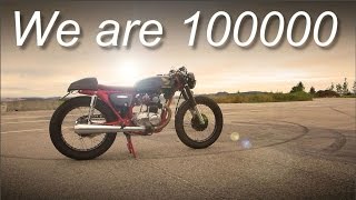 Cafe Racer Honda CB 125  The Spark of 100000 Subscribers [upl. by Clift637]