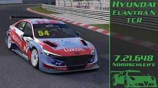 Hyundai Elantra N TCR  Nordschleife lap [upl. by Atnamas]