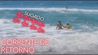 HOMEM PEDE SOCORRO POR SER SUGADO POR CORRENTE DE RETORNO RESGATE GUARDA VIDAS PRAIA BRAVA ITAJAÍ SC [upl. by Eiliab]